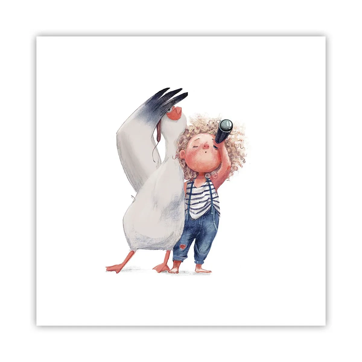 Affisch - Stora resans plan - 30x30 cm