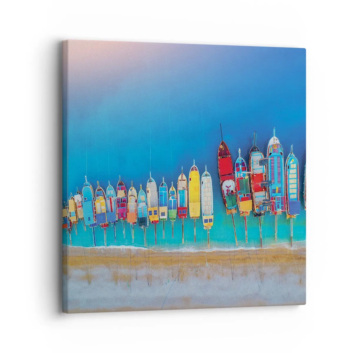 Canvastavla - Bild på duk - Ur fågelperspektivet - 30x30 cm