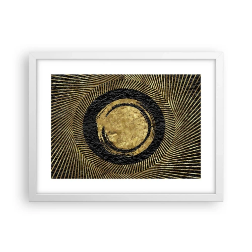 Affisch i vit ram - Glamourös komposition - 40x30 cm