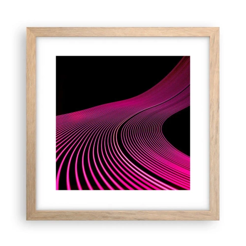 Affisch i ram av ljusek - Ljusets allé - 30x30 cm