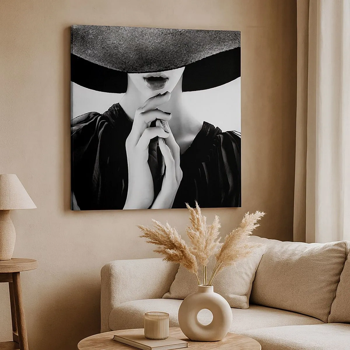 Canvastavla - Bild på duk - Dold skönhet - 30x30 cm