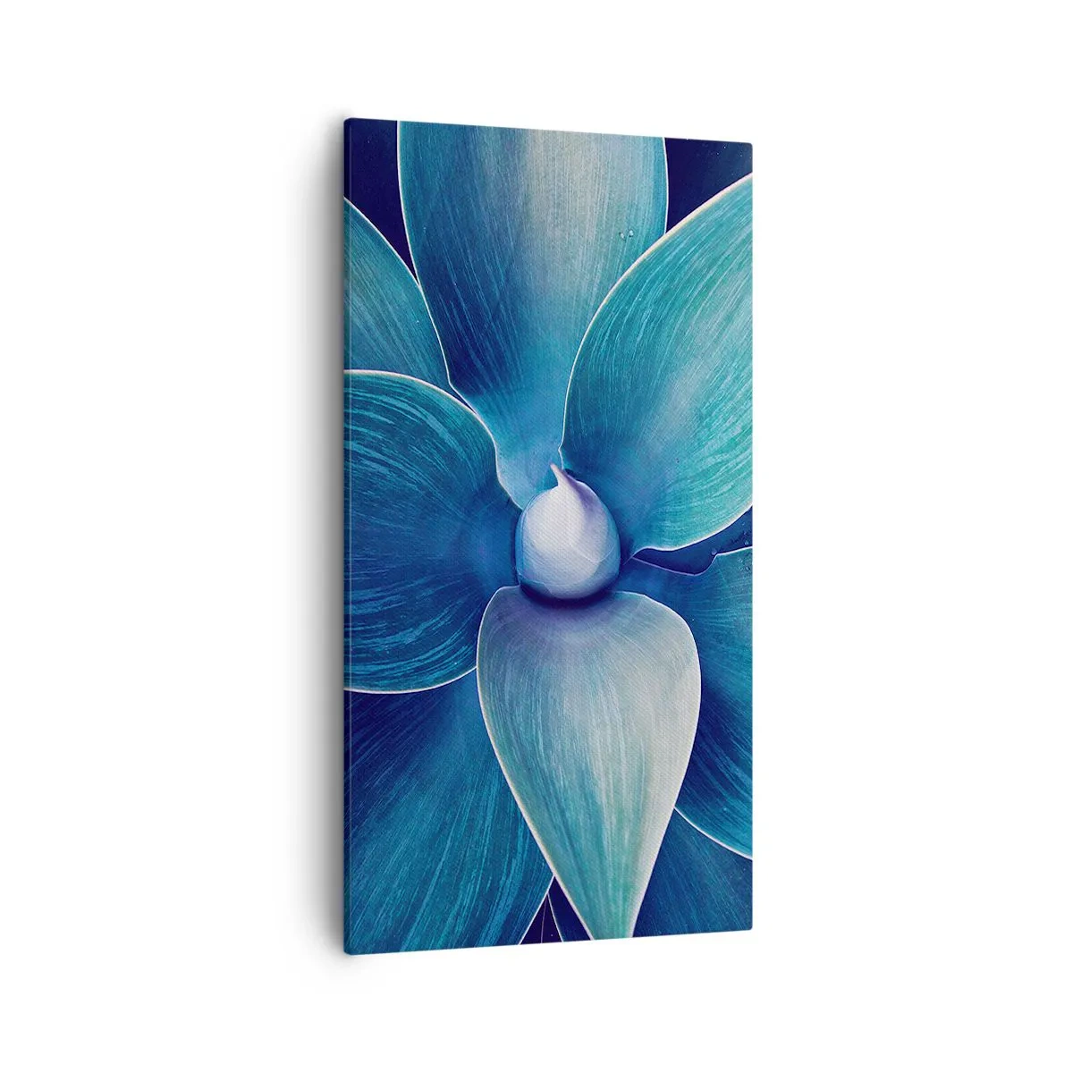 Canvastavla - Bild på duk - Blått från himlen - 55x100 cm