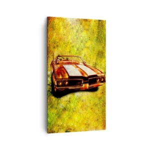 Canvastavla - Bild på duk - Kraft förtrollad i formerna - 45x80 cm