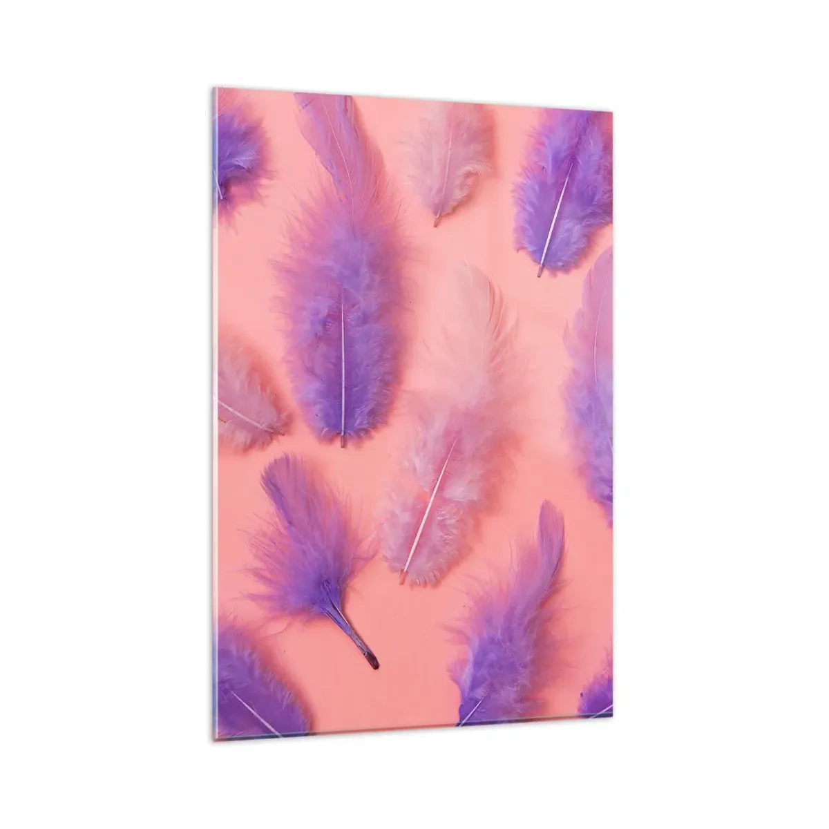 Glastavla - Bild på glas - Lusten liljefågel - 80x120 cm