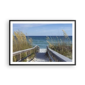 Affisch i svart ram - I solen, i vinden - 91x61 cm