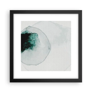 Affisch i svart ram - I en droppe vatten - 30x30 cm