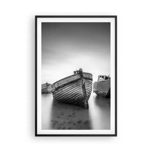 Affisch i svart ram - Bara minnen... - 61x91 cm
