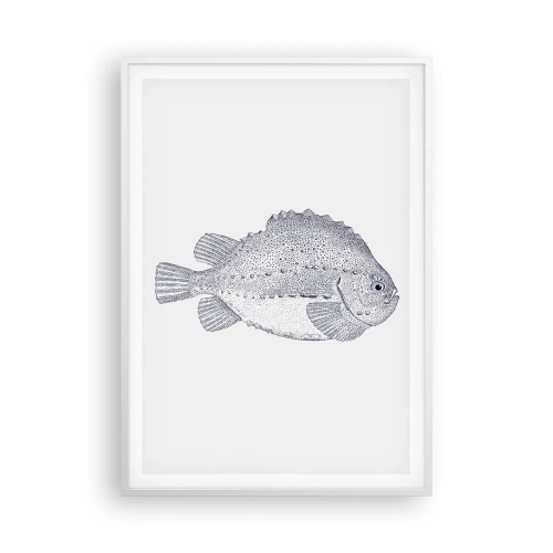 Affisch i vit ram - Till naturforskarens album - 70x100 cm