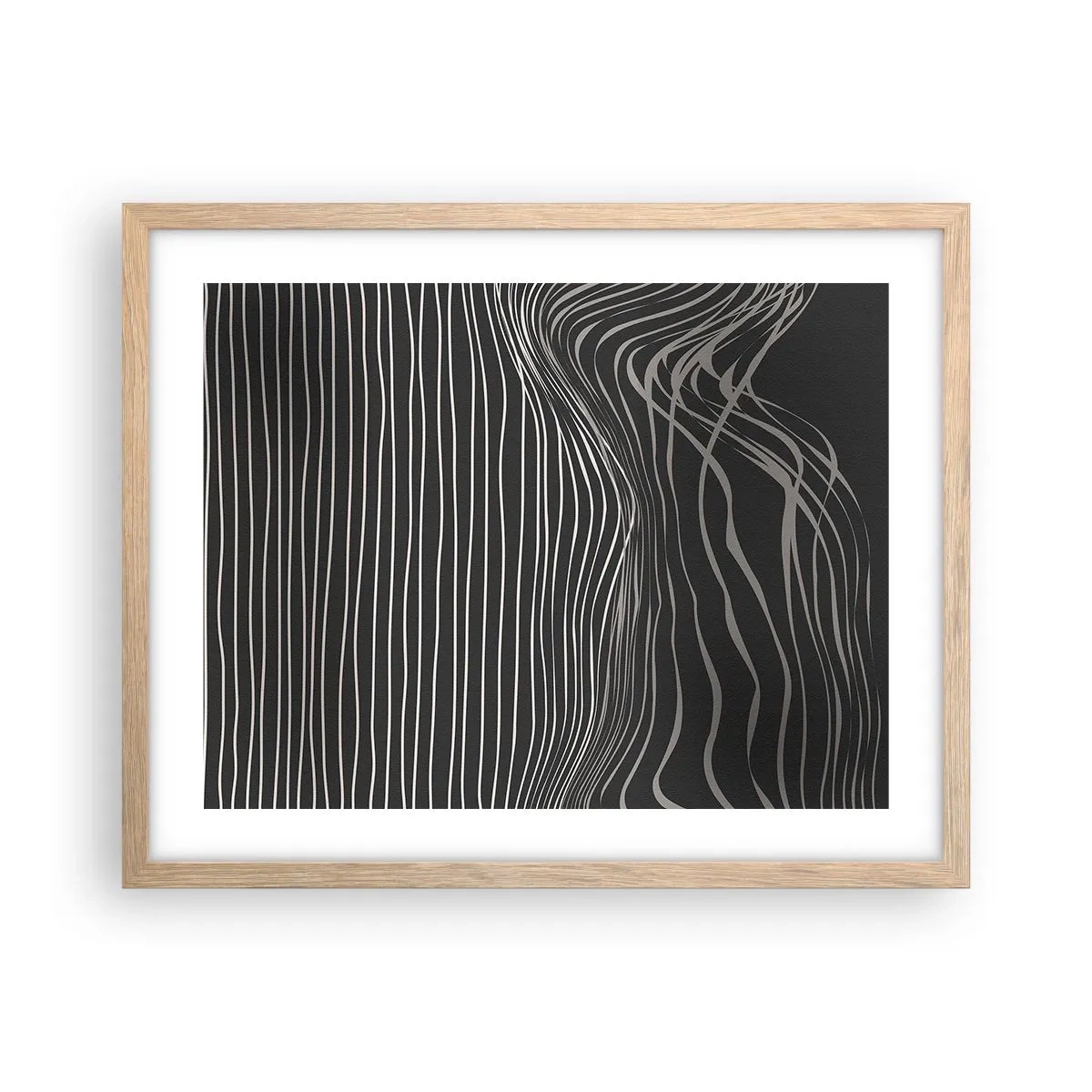 Affisch i ram av ljusek - Rytm och accent - 50x40 cm