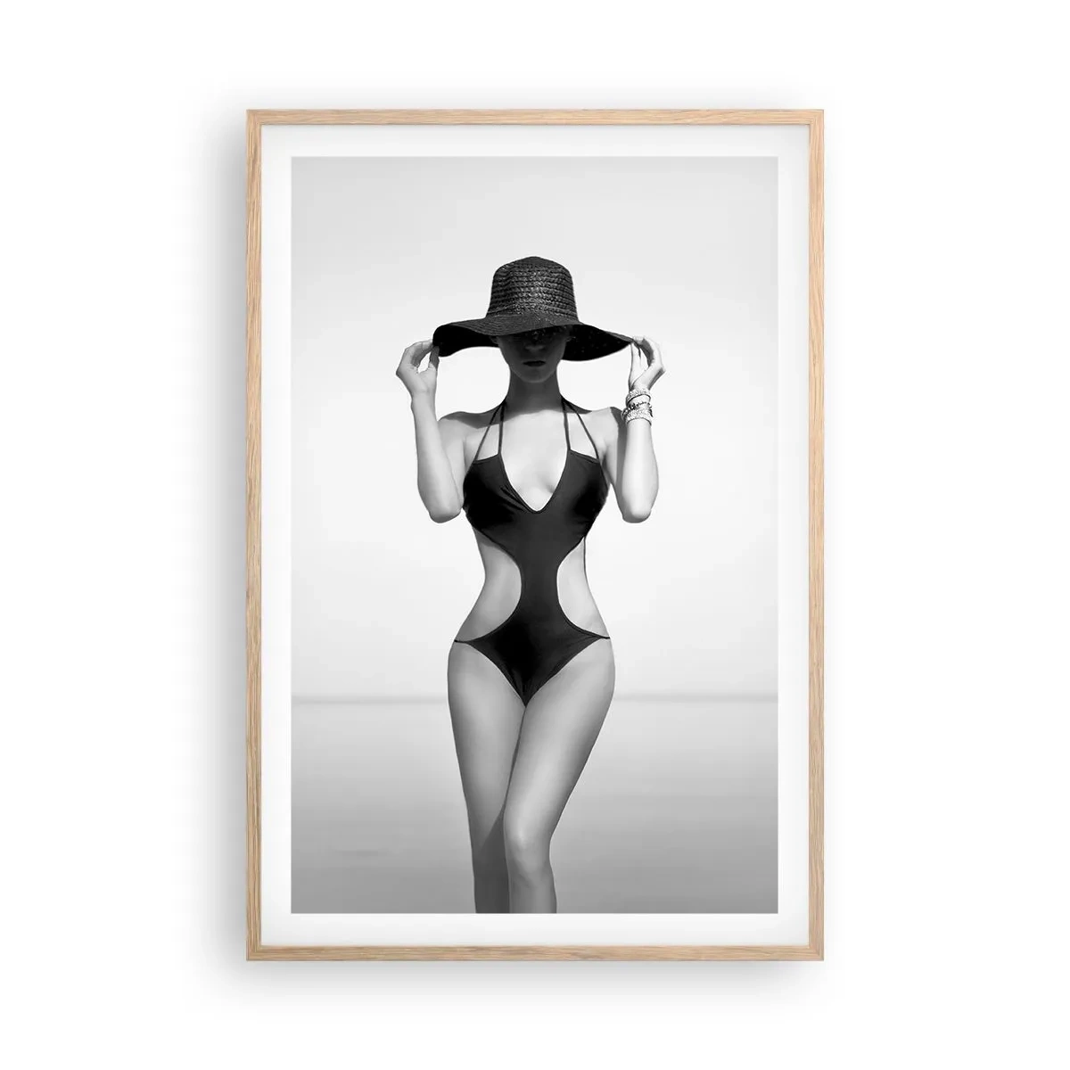 Affisch i ram av ljusek - Mitt förnamn är: Elegans - 61x91 cm