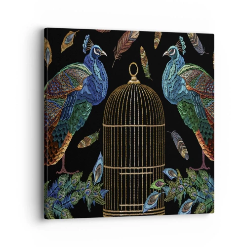 Canvastavla - Bild på duk - I kungliga kläder - 40x40 cm