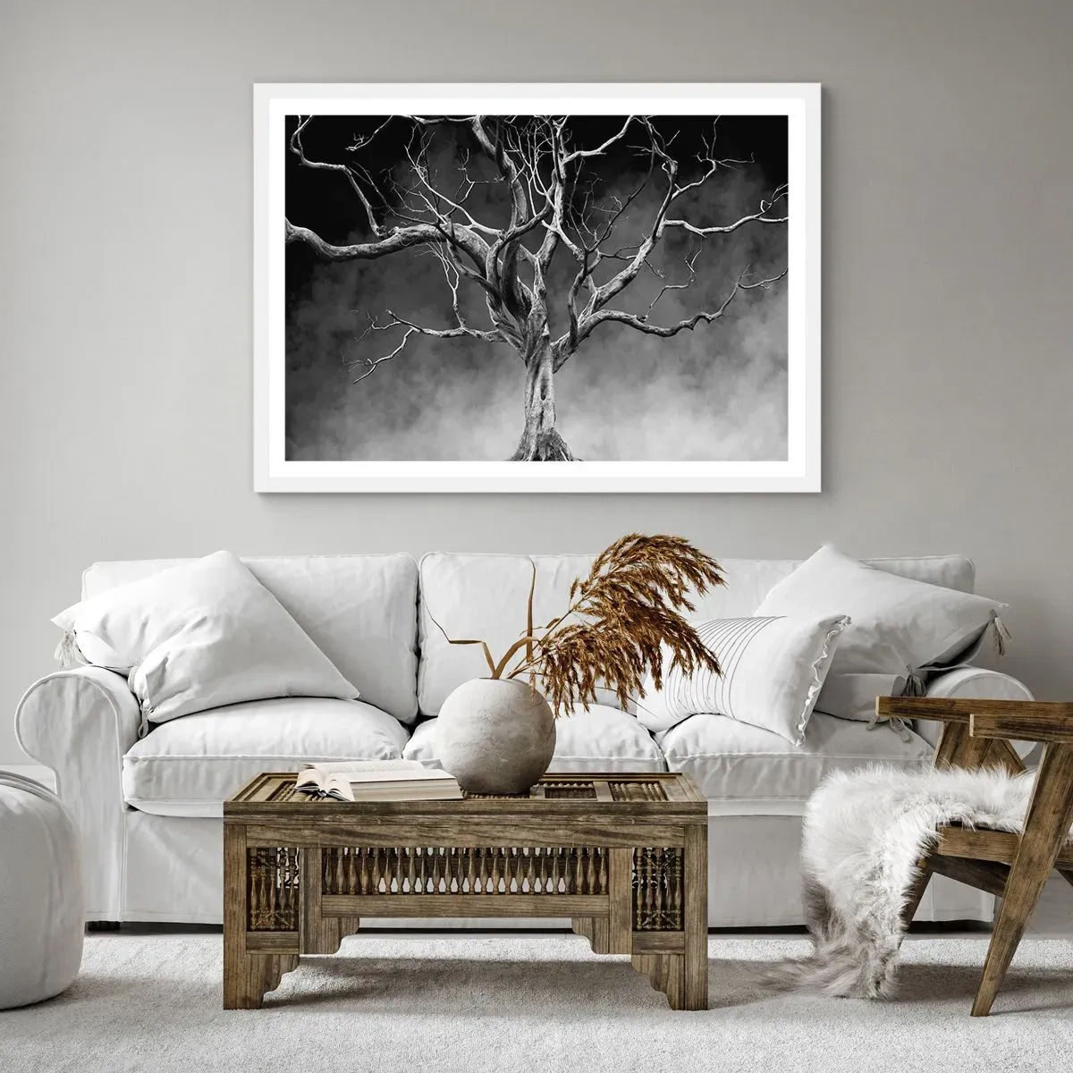 Affisch i vit ram - Ursprungligt och heligt - 50x40 cm