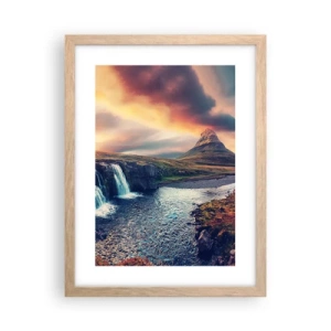 Affisch i ram av ljusek - I naturens majestät - 30x40 cm