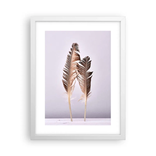 Affisch i vit ram - Mot intet - 30x40 cm