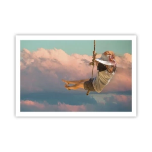 Affisch - Lek i molnen - 91x61 cm