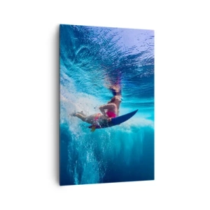 Canvastavla - Bild på duk - Glädjens djup - 80x120 cm