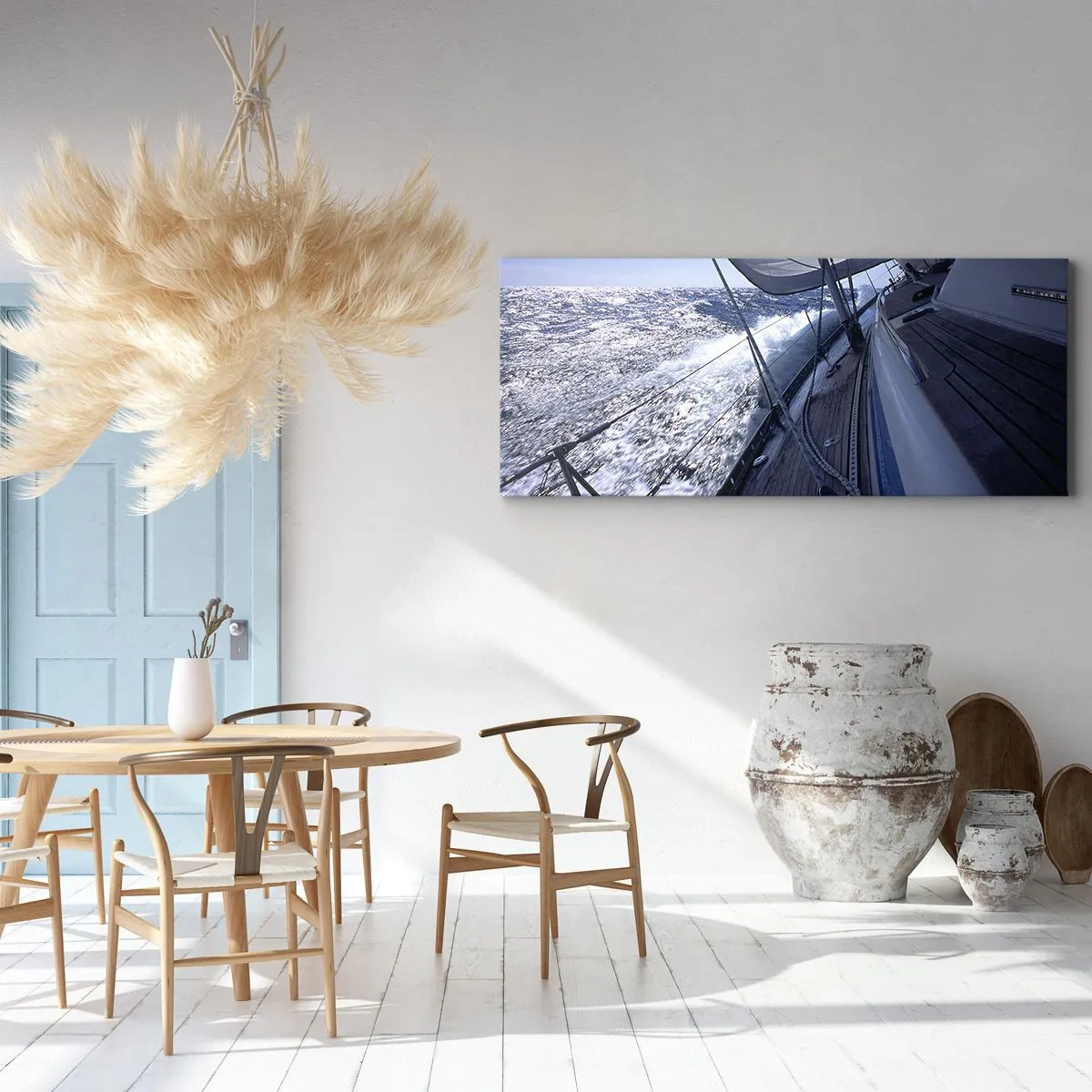 Canvastavla - Bild på duk - Jag vet hur det är att vara en fågel - 100x40 cm