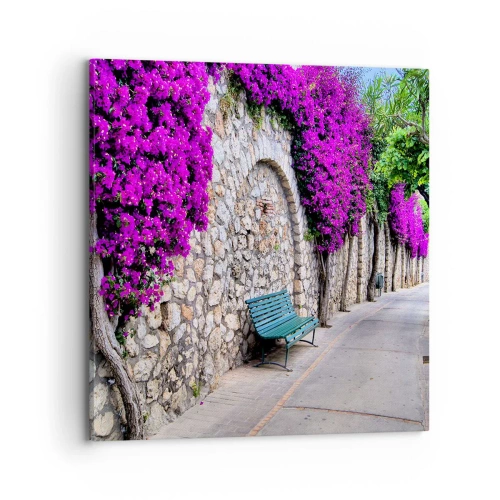 Canvastavla - Bild på duk - Låt oss träffas snarast möjligt - 70x70 cm