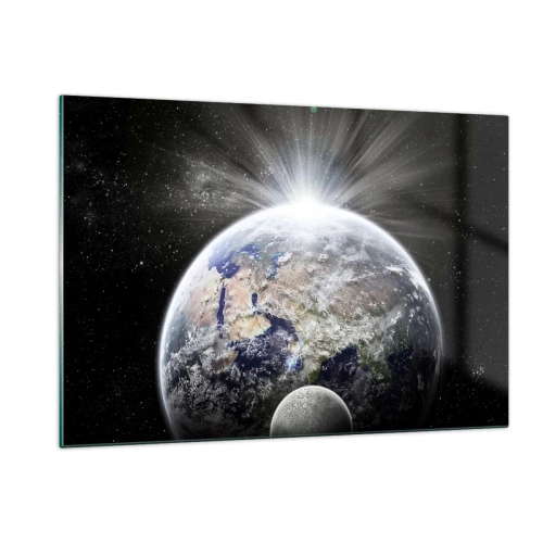 Glastavla - Bild på glas - I fullt sken - 120x80 cm