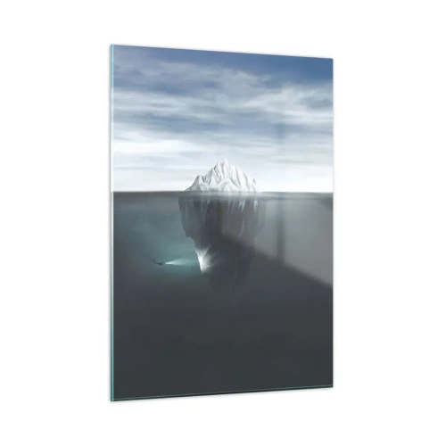 Glastavla - Bild på glas - Undervattensmysterium - 50x70 cm