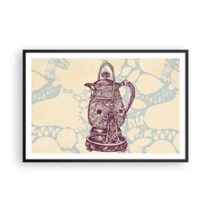 Affisch i svart ram - Skönhet av det vardagliga livet - 91x61 cm