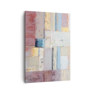Canvastavla - Bild på duk - Geometrins lugn - 50x70 cm