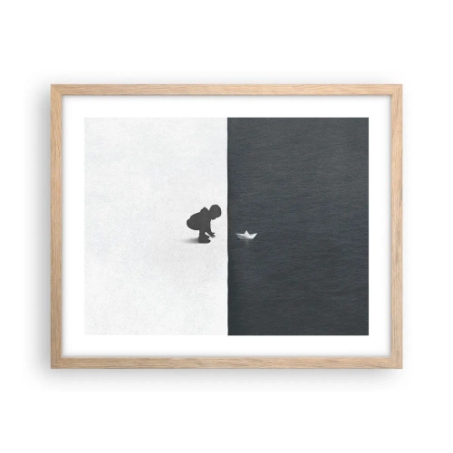 Affisch i ram av ljusek - En stor expedition - 50x40 cm