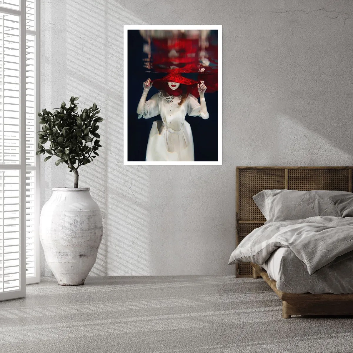 Affisch - Konstig fru - 70x100 cm