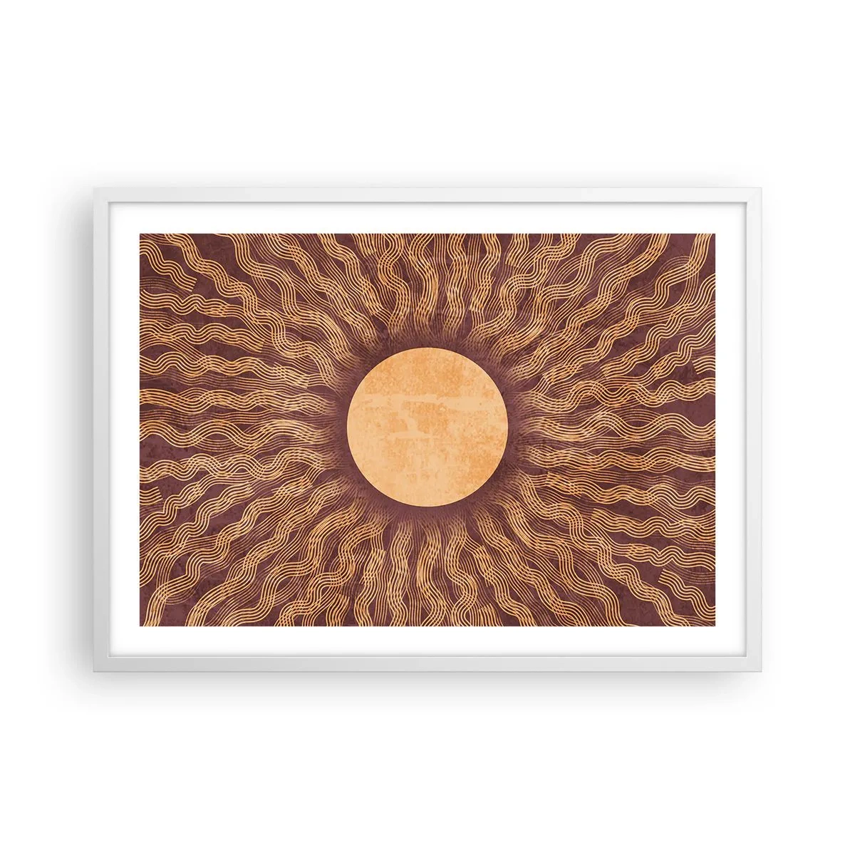 Affisch i vit ram - Solikon - 70x50 cm