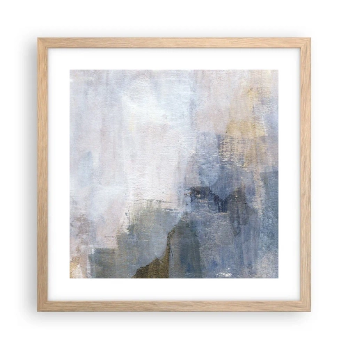 Affisch i ram av ljusek - Färgernas toner och ackord - 40x40 cm