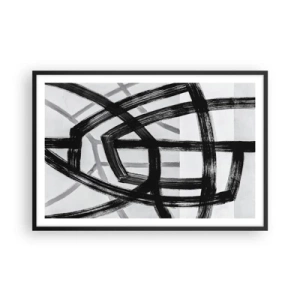 Affisch i svart ram - Att skapa djupet - 91x61 cm