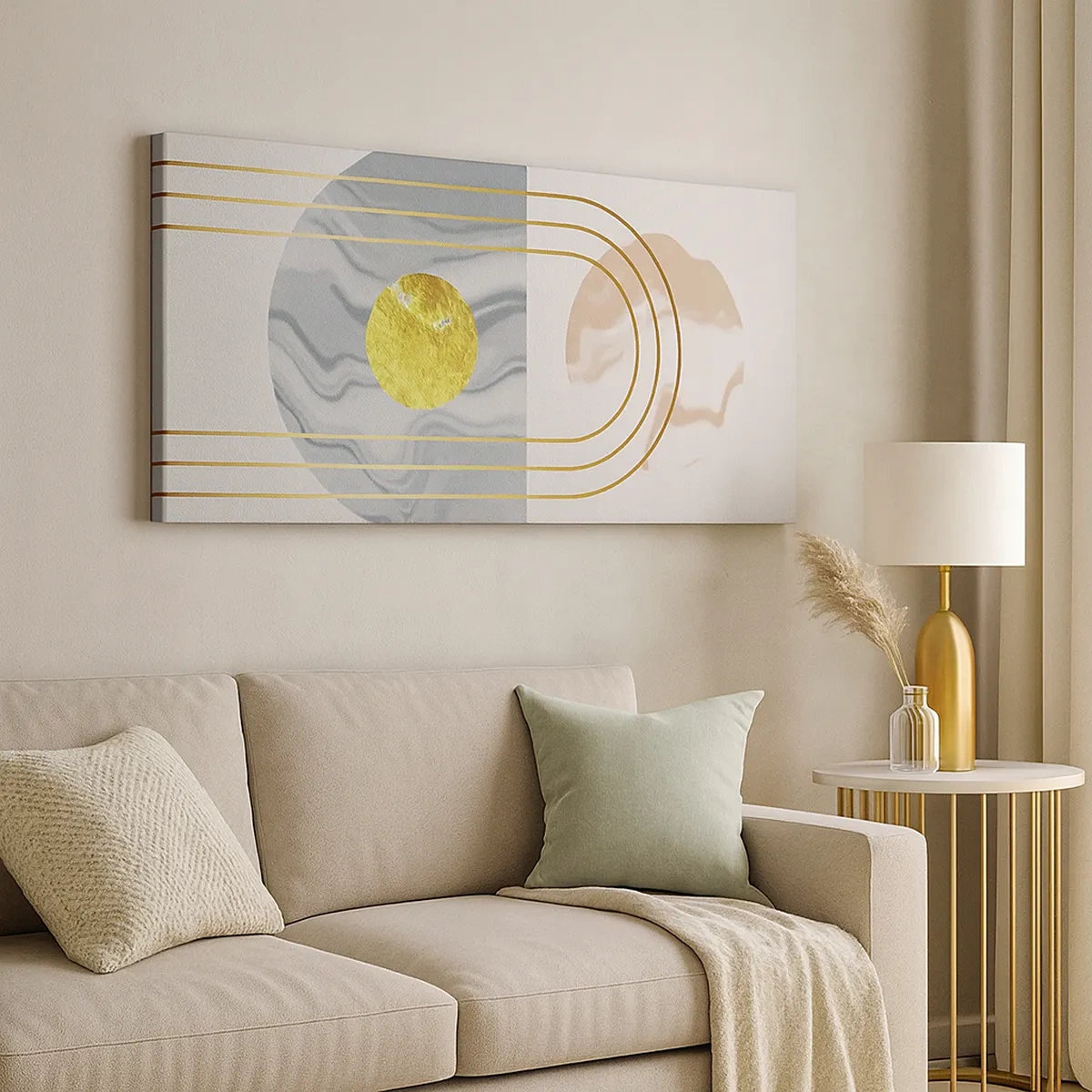 Canvastavla - Bild på duk - Ljushet och sken - 30x30 cm