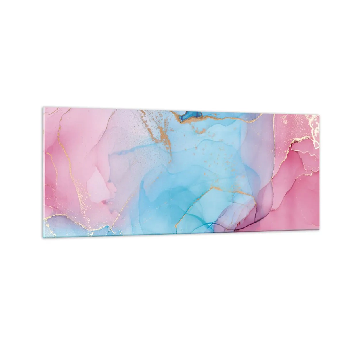 Glastavla - Bild på glas - Möte och infiltration - 100x40 cm