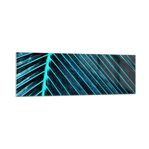 Glastavla - Bild på glas - Grön textur - 160x50 cm
