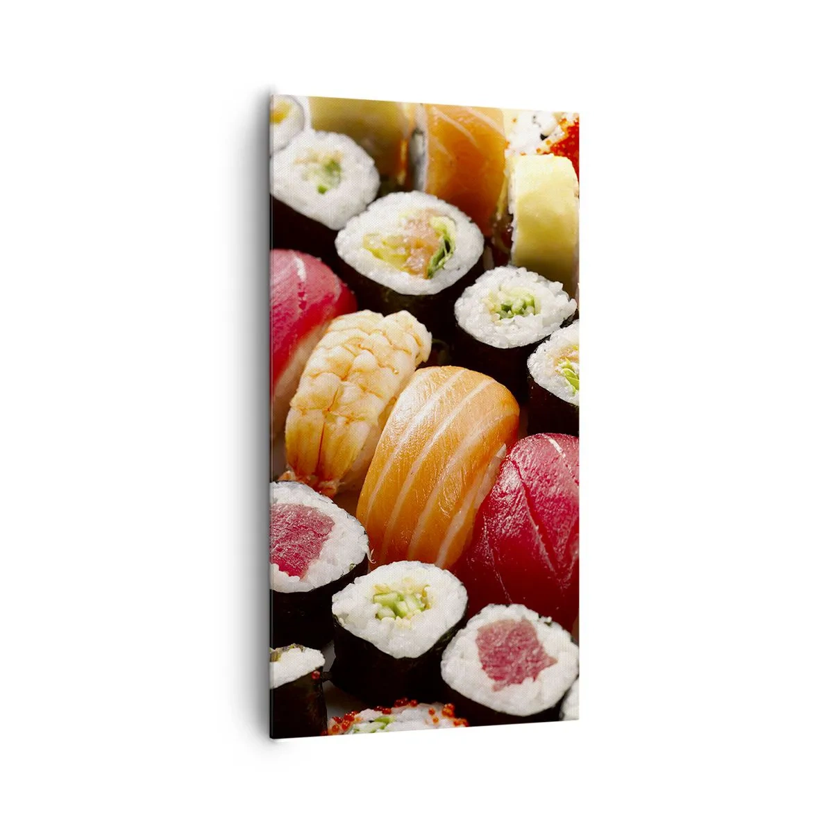 Canvastavla - Bild på duk - Asiens färger och smaker - 65x120 cm