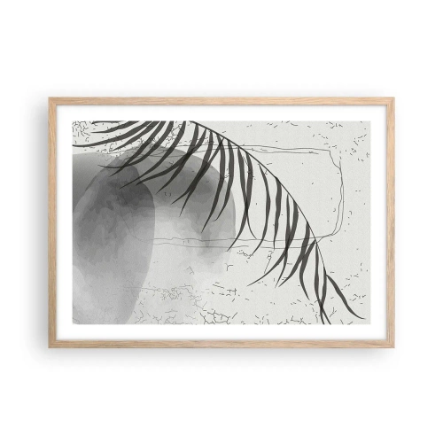Affisch i ram av ljusek - Den subtila exotismen i naturen - 70x50 cm