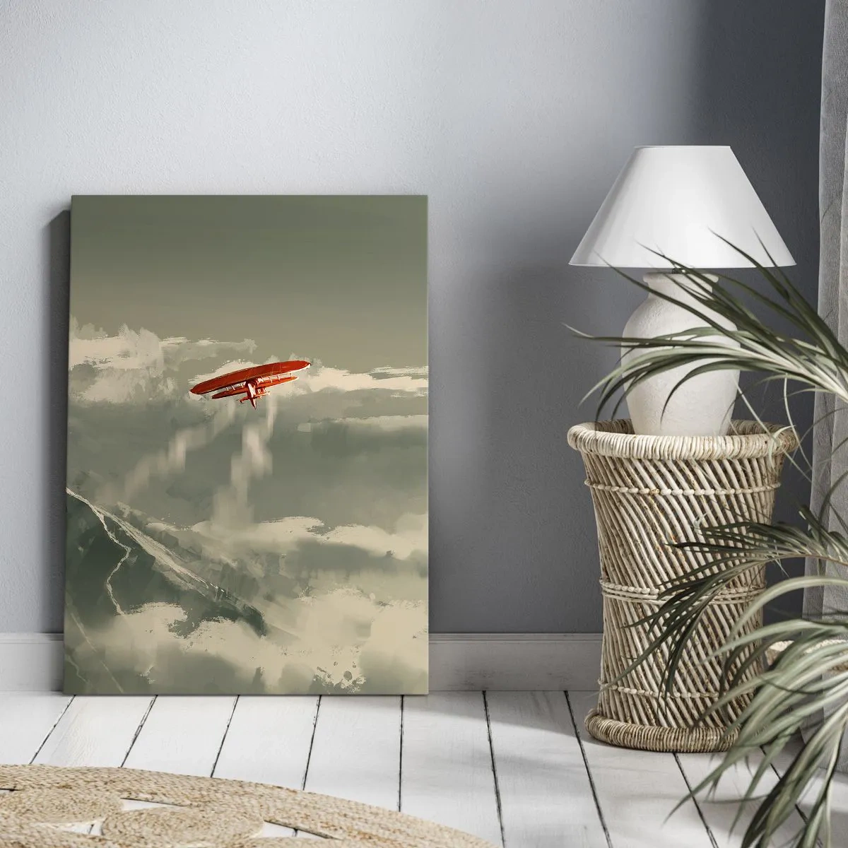 Canvastavla - Bild på duk - Orädd pionjär - 50x70 cm