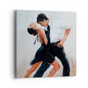 Canvastavla - Bild på duk - Mina drömmars tango - 40x40 cm