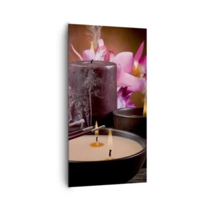 Canvastavla - Bild på duk - Rensa hjärnan, lugna ner kroppen - 65x120 cm