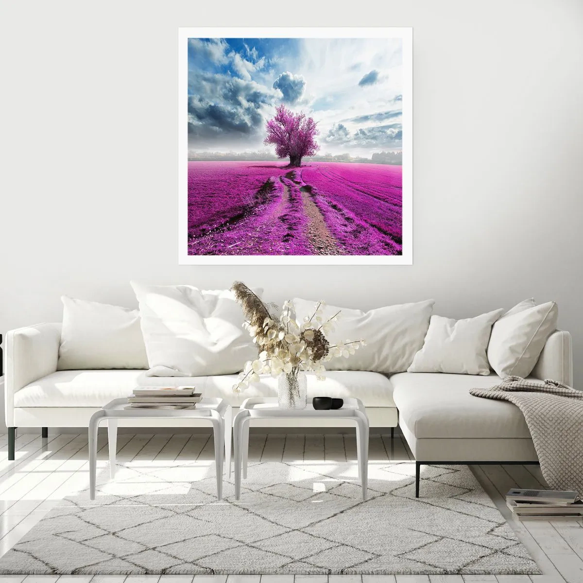 Affisch - Ljunghed - 50x50 cm