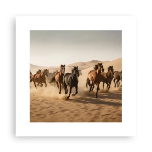 Affisch - Fri som vinden - 30x30 cm