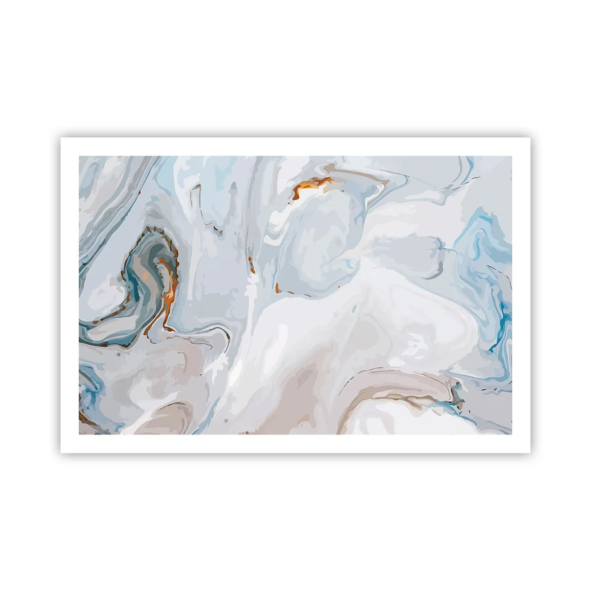 Affisch - Utbuktande vithet - 91x61 cm