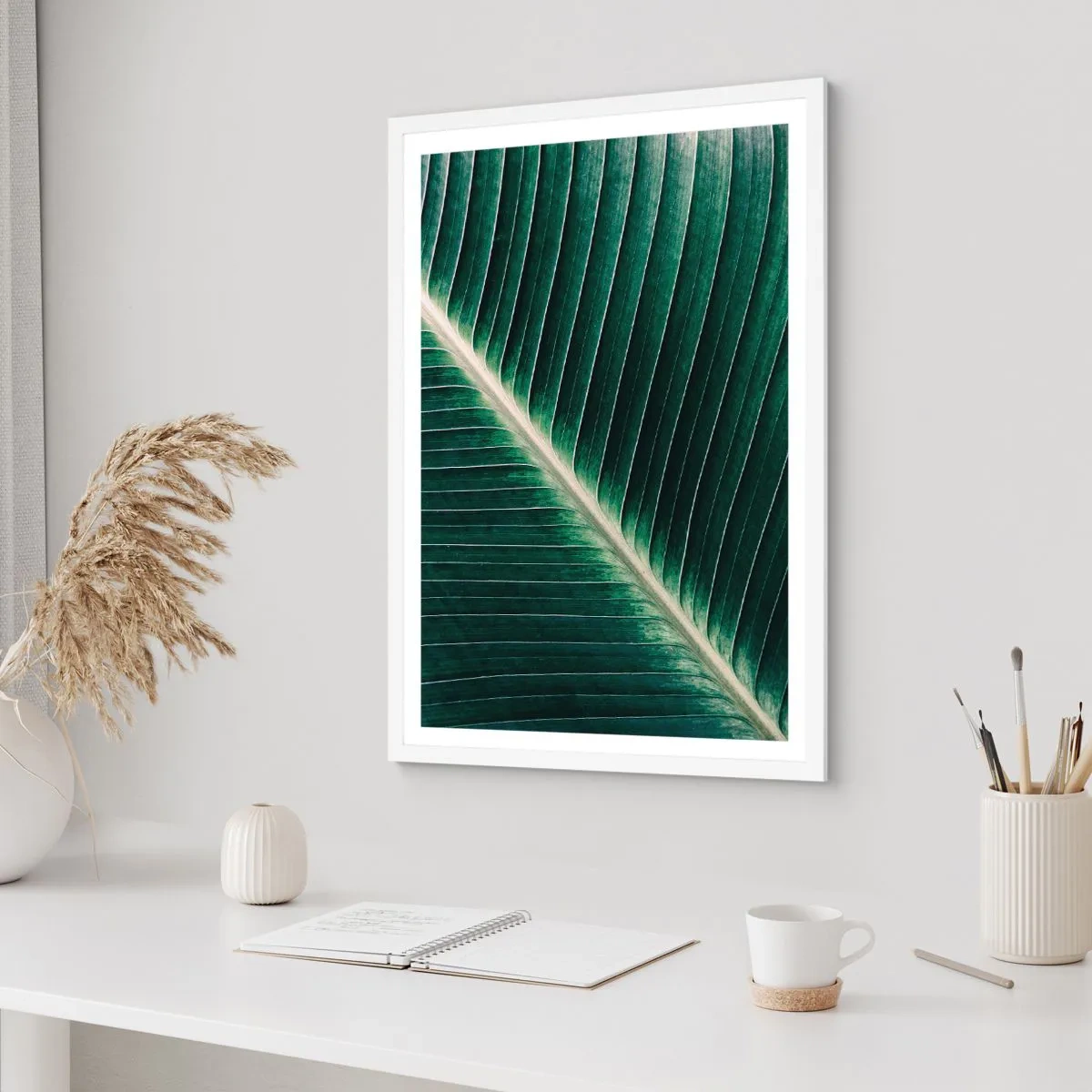 Affisch i vit ram - Naturens rytm - 70x100 cm