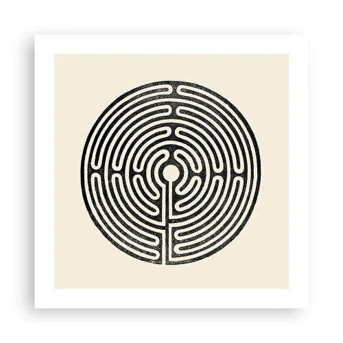 Affisch - Mystisk ordning - 50x50 cm