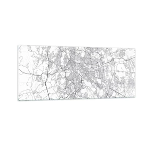 Glastavla - Bild på glas - Romersk ring - 100x40 cm