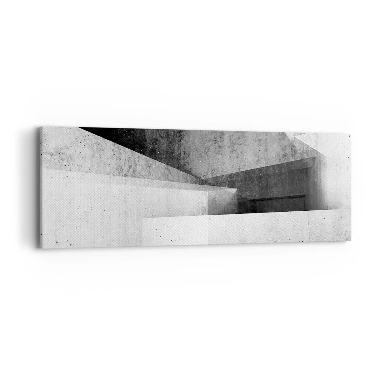 Canvastavla - Bild på duk - Rummets struktur - 90x30 cm