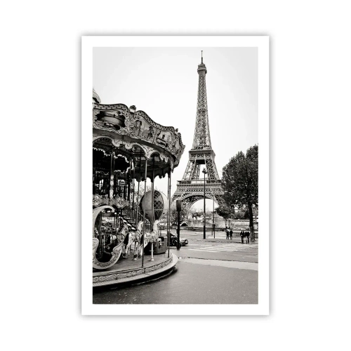 Affisch - Nöje endast i Paris - 61x91 cm
