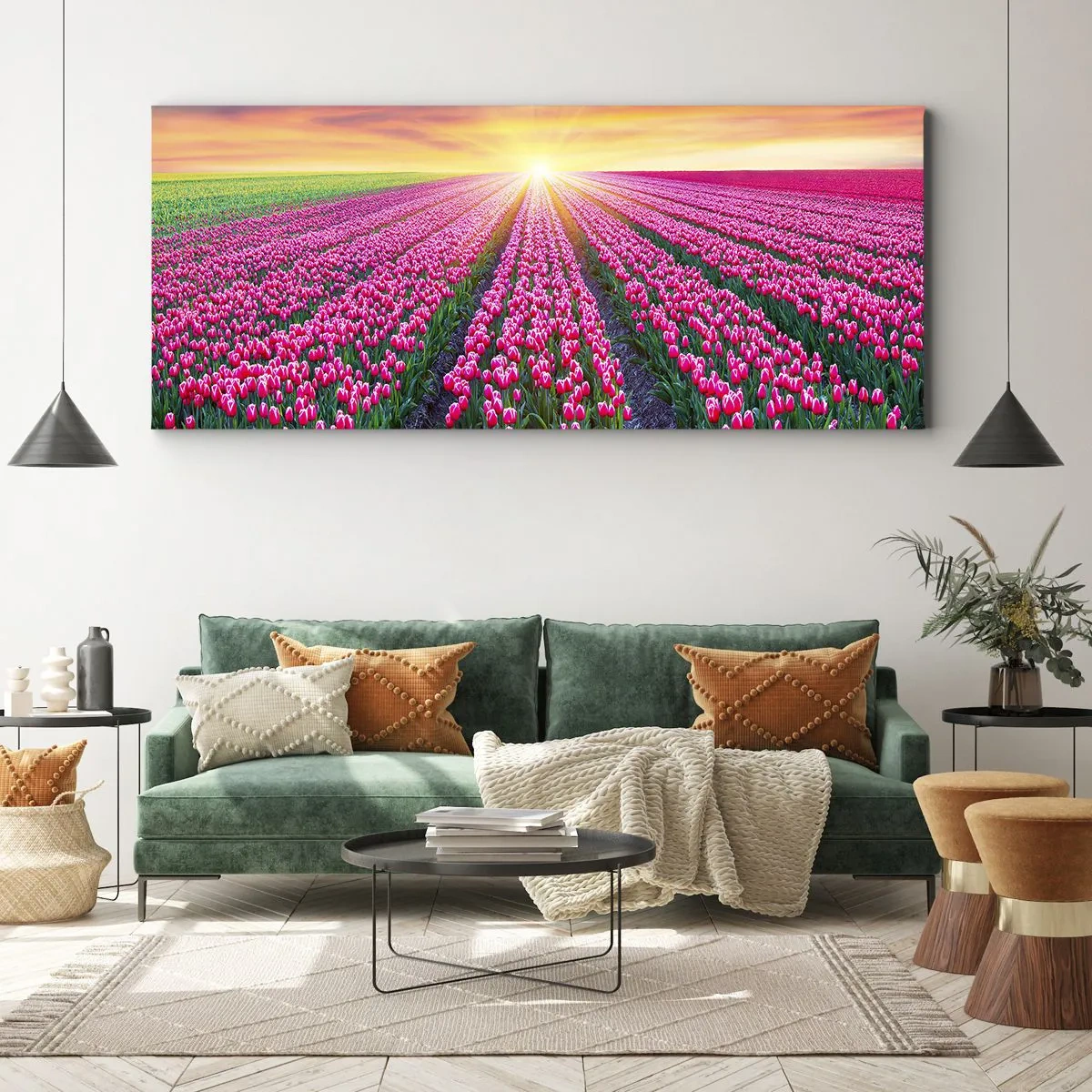Canvastavla - Bild på duk - Skönhetsfarmen - 140x50 cm