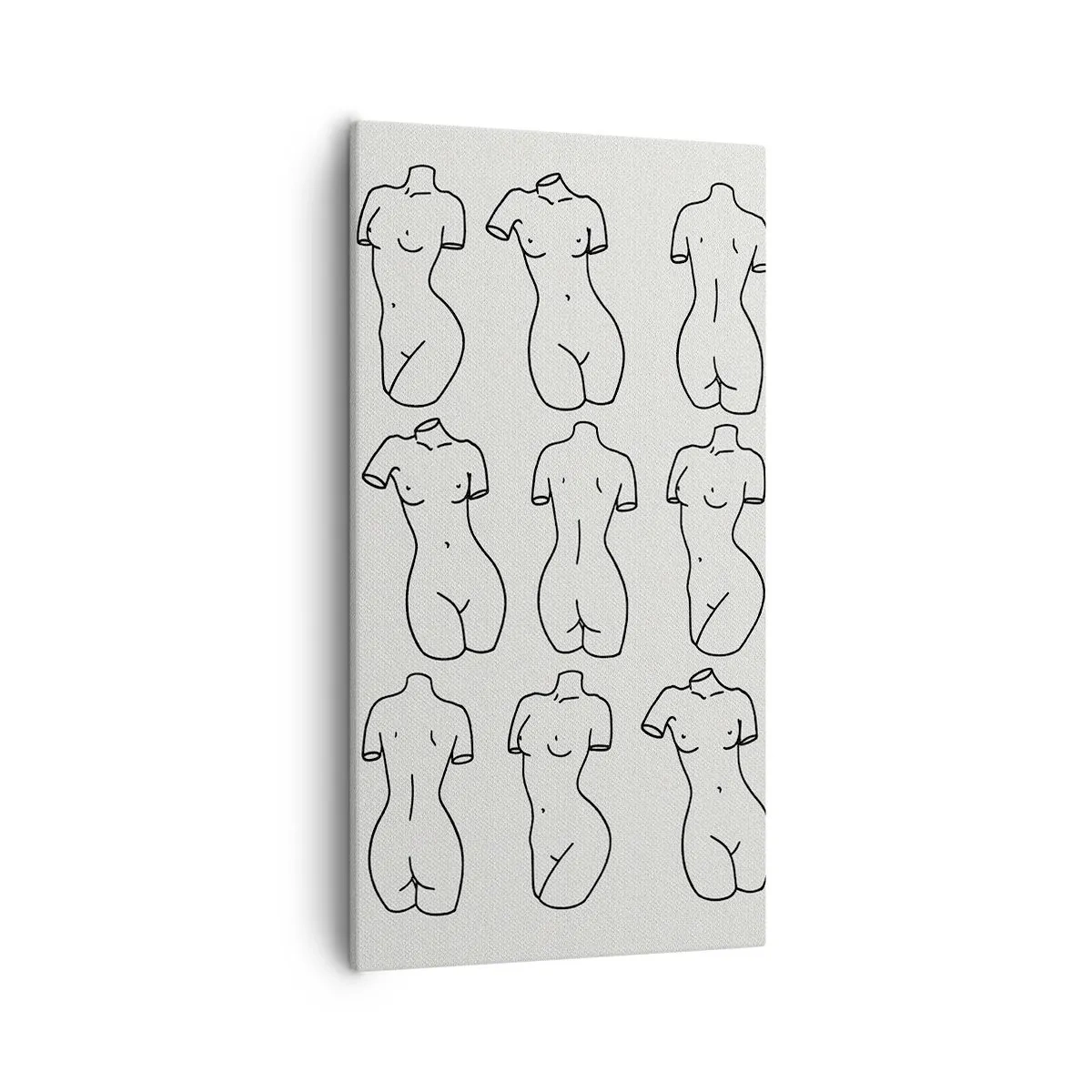 Canvastavla - Bild på duk - Endast Venus - 55x100 cm