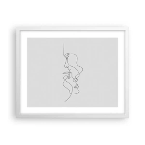 Affisch i vit ram - Sentimentala lustens glöd - 50x40 cm